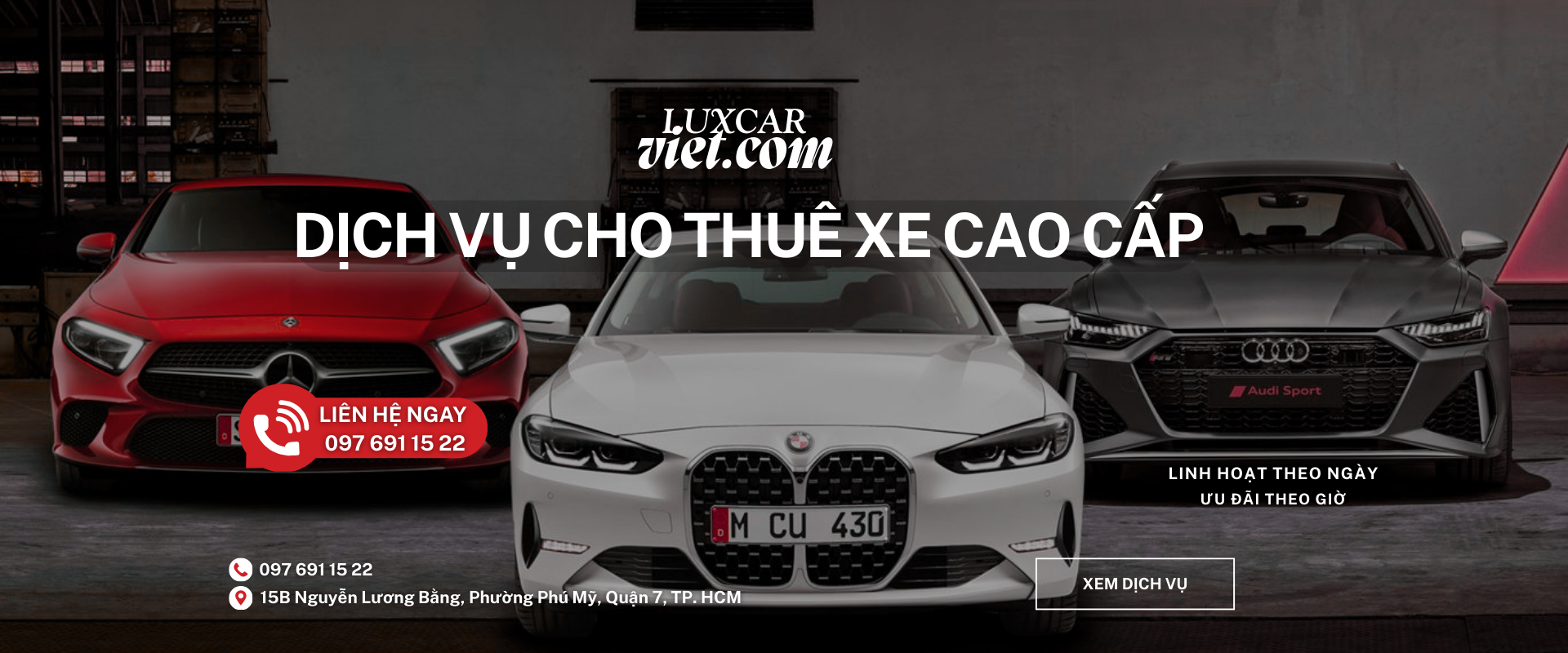 Trang Chủ 1 LUXCARVIET 1920 x 800